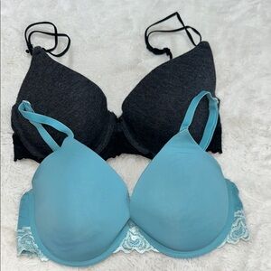 32D Aerie Lightly lined bra set
